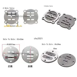 Air Compressor Cylinder Valve Plate Spare Part Set 3 in 1 42x42mm/46x46mm/ 4 Hole/ 5 Hole