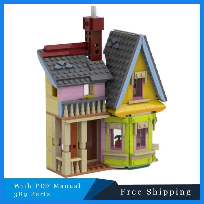389 قطعة MOC مدينة شارع المشاهد فيلا رائعة العمارة الحديثة اللبنات نموذج لتقوم بها بنفسك التعليمية الجمعية لعب الاطفال هدية