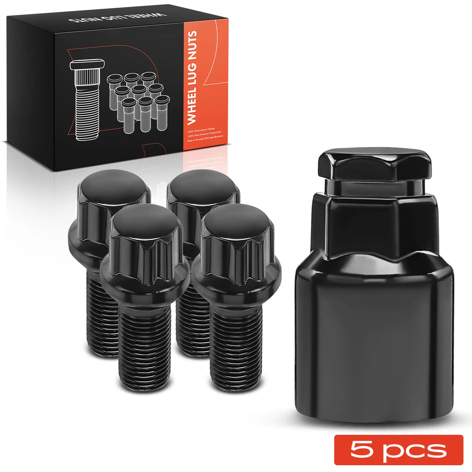 Frankberg 5x Wielbout Vooras en Achteras voor Mercedes-Benz W204 W211 W212 W221 R172 A207 C216