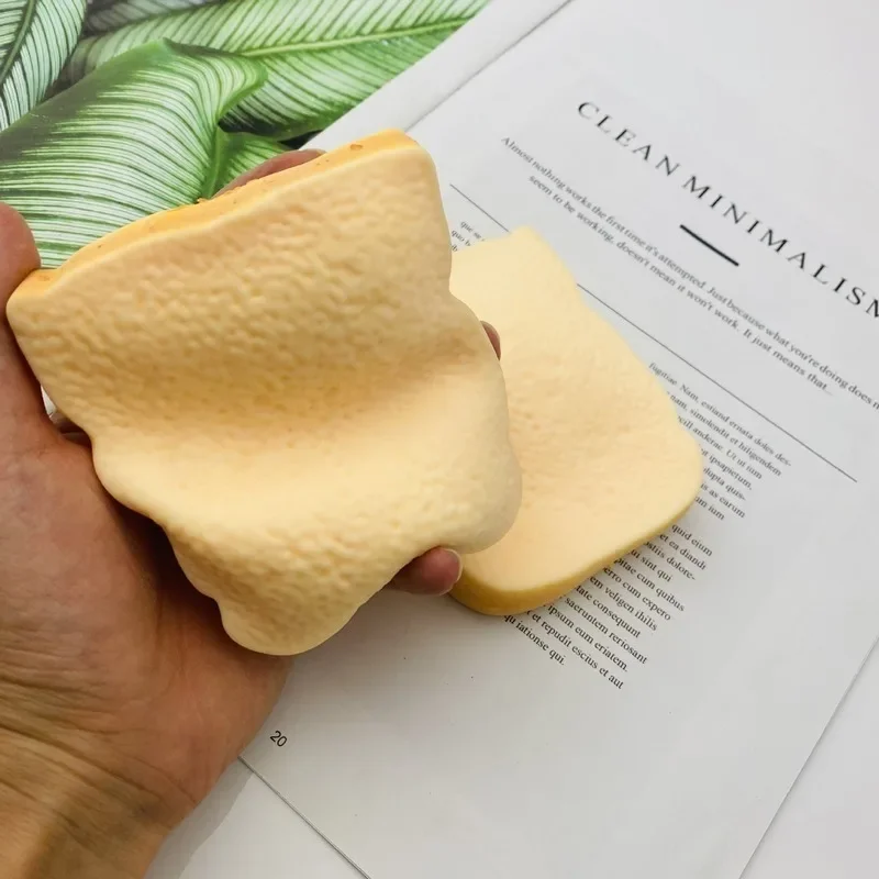 1 قطعة لعبة الضغط Kawaii جامبو خبز التوست السكويشات رائحة لينة كعكة سحر المقتنيات الغذائية اللعب الهدايا