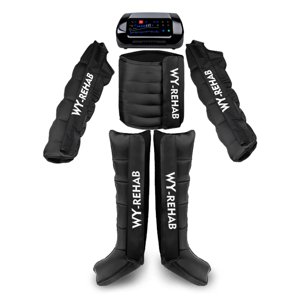 Pressotherapy Equipment Sports Recovery Air Compression Massage Therapy Lymphatic Drainage Machine For Leg Arm Body Relax