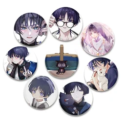 Anime Wanderer Badges Genshin Impact Handmade Brooches Game Character Lapel Pins Creative Cartoon Figure Badge Accessories Gift