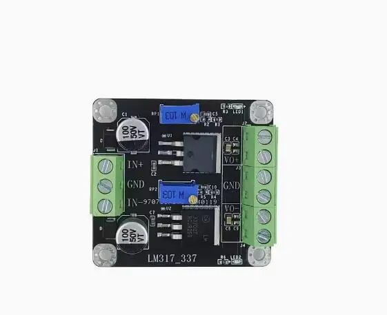 LM317 LM337 Positive and Negative Power Input Adjustable Output Step-down Linear DC Stabilized LDO Power Module