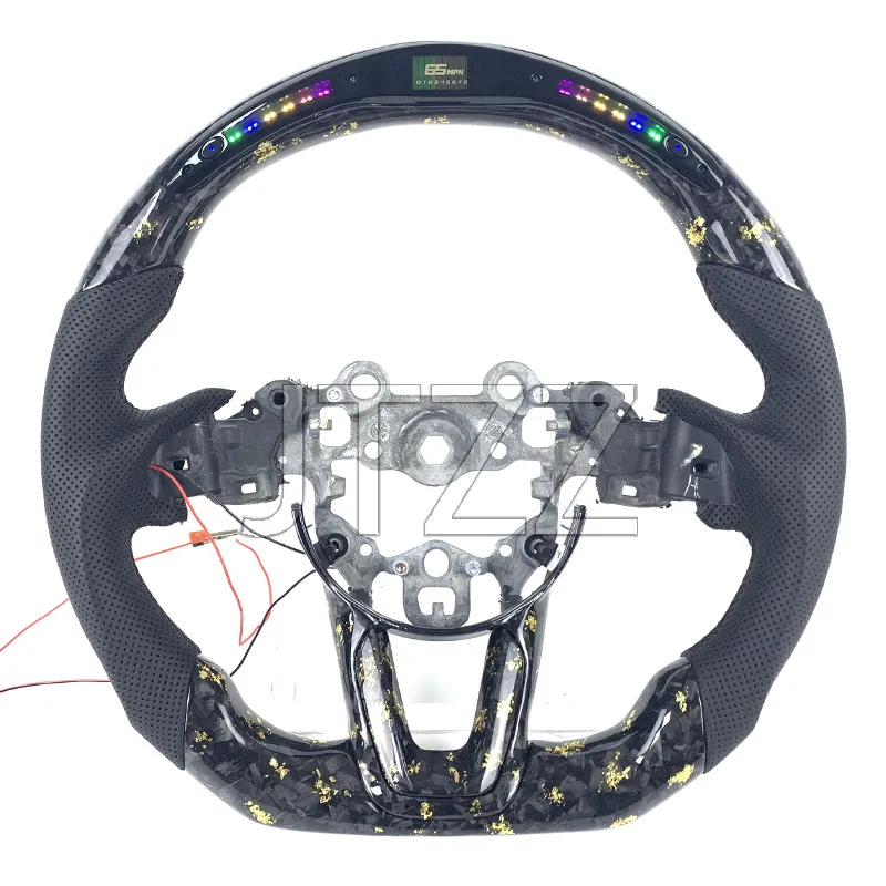 LED Display Carbon Fiber Steering Wheel for Mazda CX30EV CX30 CX50 CX90 CX4 CX5 CX8 2017 2018 2019