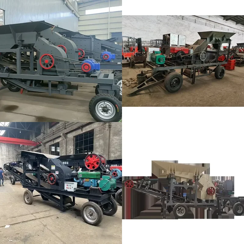 2026 CE 400*600 Mobile Hammer Crusher 15-20 Tons Per Hour PLC Controlled Gearbox for Ore Crushing