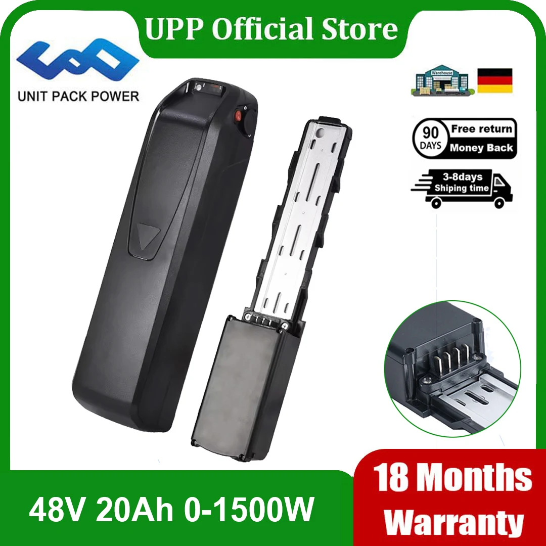 Upagraqu V8 Q20 EBike Batterij 21700 48V 20Ah Onderbuis Lithium Pack voor 1500W 1000W 750W 500W 350W 250W Elektrische Fiets Kits