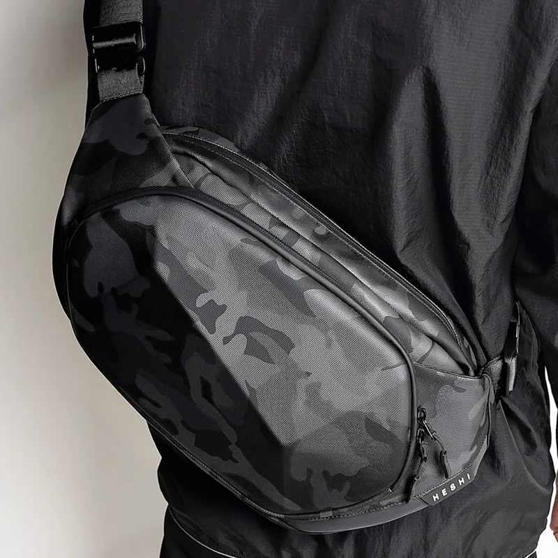 Men's Crossbody Sling Bag -Student Chest Shoulder Pack for 9.7