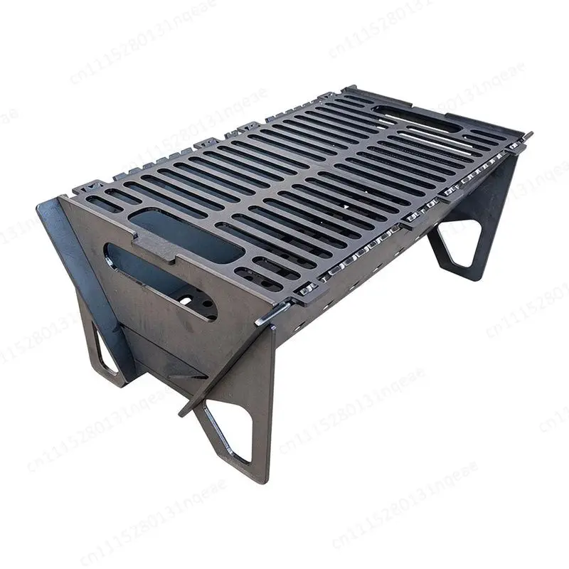 Commercial Metal Outdoor Grill Portable Carbon Steel Bending Grill