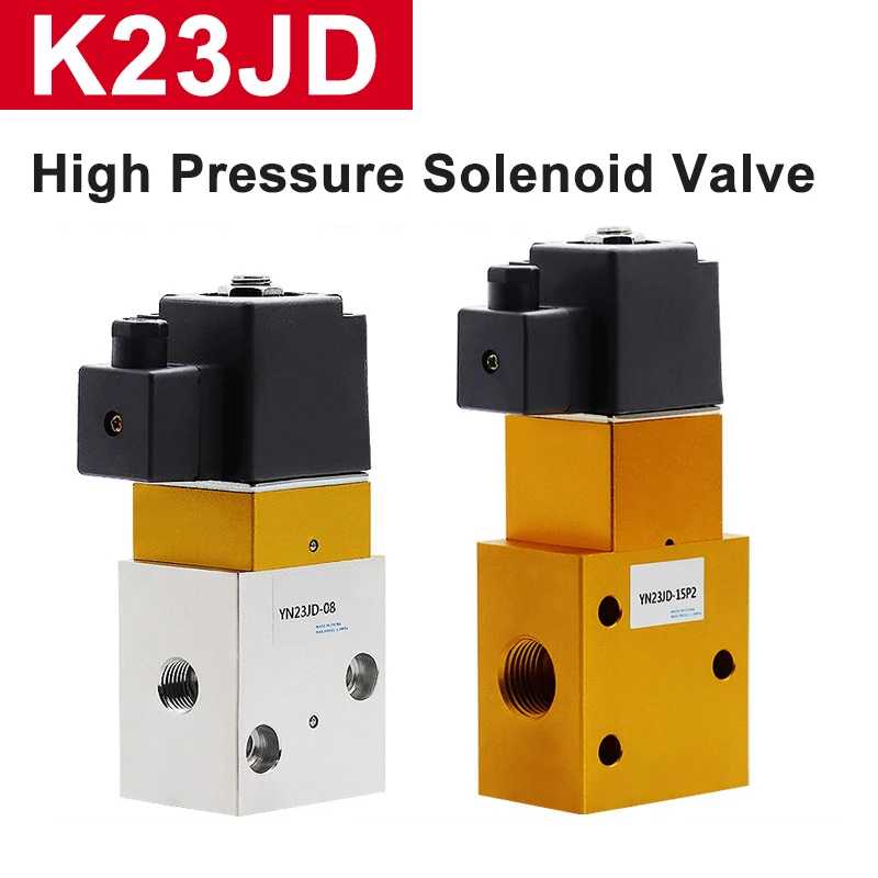 

Пневматический электромагнитный клапан высокого давления YN23JD-08 YN23JD-15P2, 3/2-ходовой, для выдувных машин, направляющий регулирующий клапан