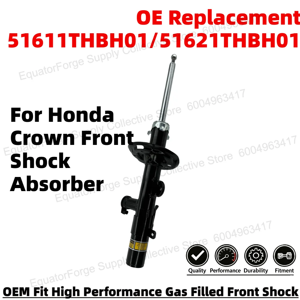 

Comfortable Direct Fit High Stability Premium Reliable Front Shock Absorber for Honda Crown OE Number 51611THBH01/51621THBH01