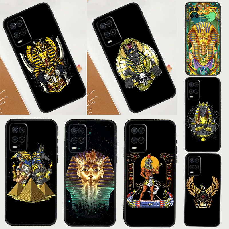 

Египетский чехол для телефона Nefertiti Anubis Ankh для Oppo A15 A74 A94 A54 A18 A38 A58 A78 A98 A40 A60 A80 A16 A76 A96 A57S A17 A77