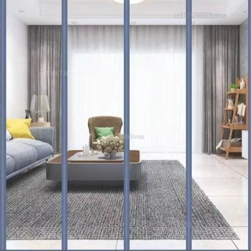 PVC Transparent Soft Door Curtain, Magnetic Suction Household Warmth