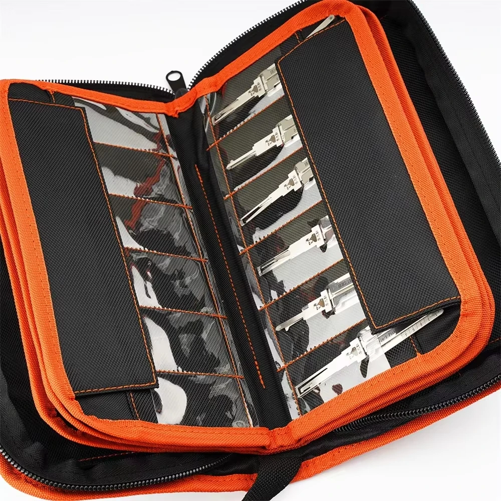 Lishi 2 in 1 Tool Bag Portable Durable Storage Package Locksmith Tools BAG for 50pcs Lishi Lizhiqin Tools