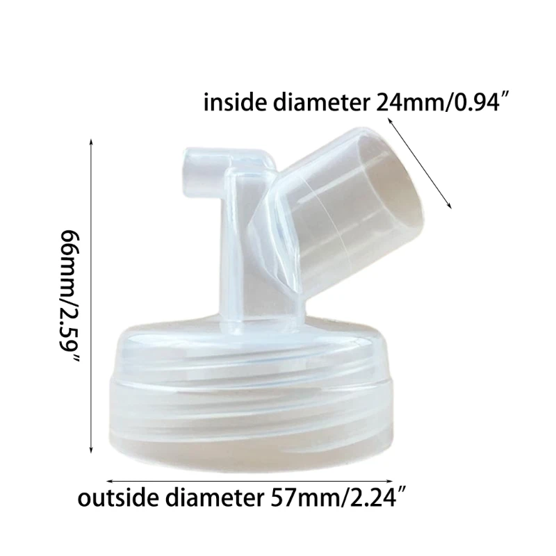 Essential 3-Way Connector Breastpump Adapter Assembly สำหรับ Cimilre เครื่องปั๊มนมทดแทนสิ่งที่แนบมา