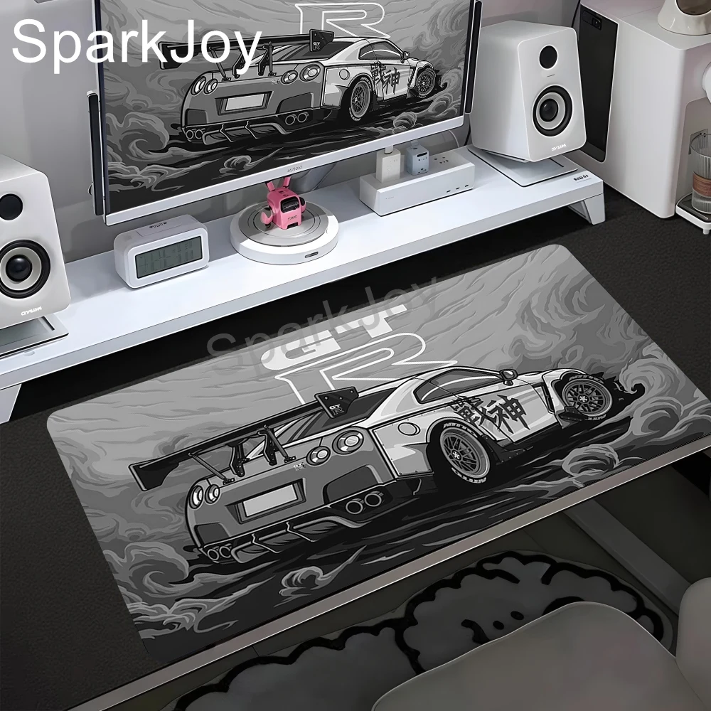 

Cool Racing Car Mouse Pad Large Computer Office Game Anime Table Mat XXL Rubber Non-slip Gaming Keyboard Mousepad Long Desk Pads