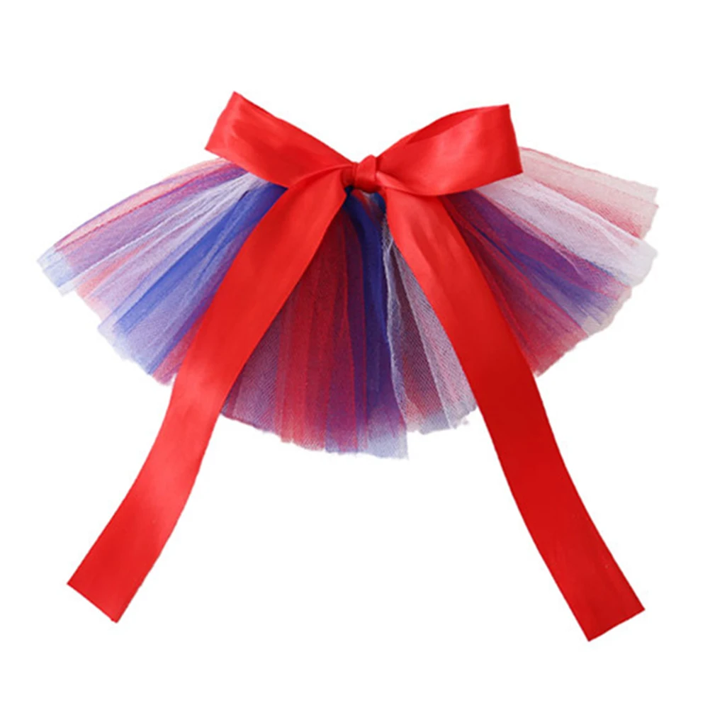 

1pc TUTU Skirt Dog Costume Festival Clothing Supply Double Gauze Colorful Lovely Pet Gauze Skirt Creative Pet Clothing Durable