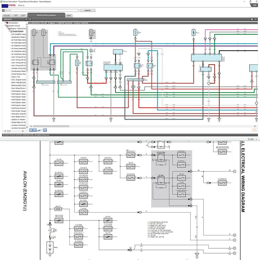 ECU Repair For Toyo-ta GISC Workshop Manual Service Information Tool Electrical Wiring Diagram Auto Repair ECU All Data Software