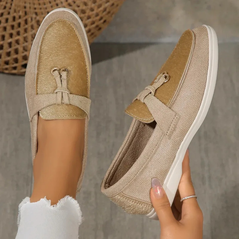 

New Style Women's Sneakers Flat Casual Shoes Slip on Ladies Loafers Vulcanized Shoes Walking Sneaker Brand Ladies Flats Shoes