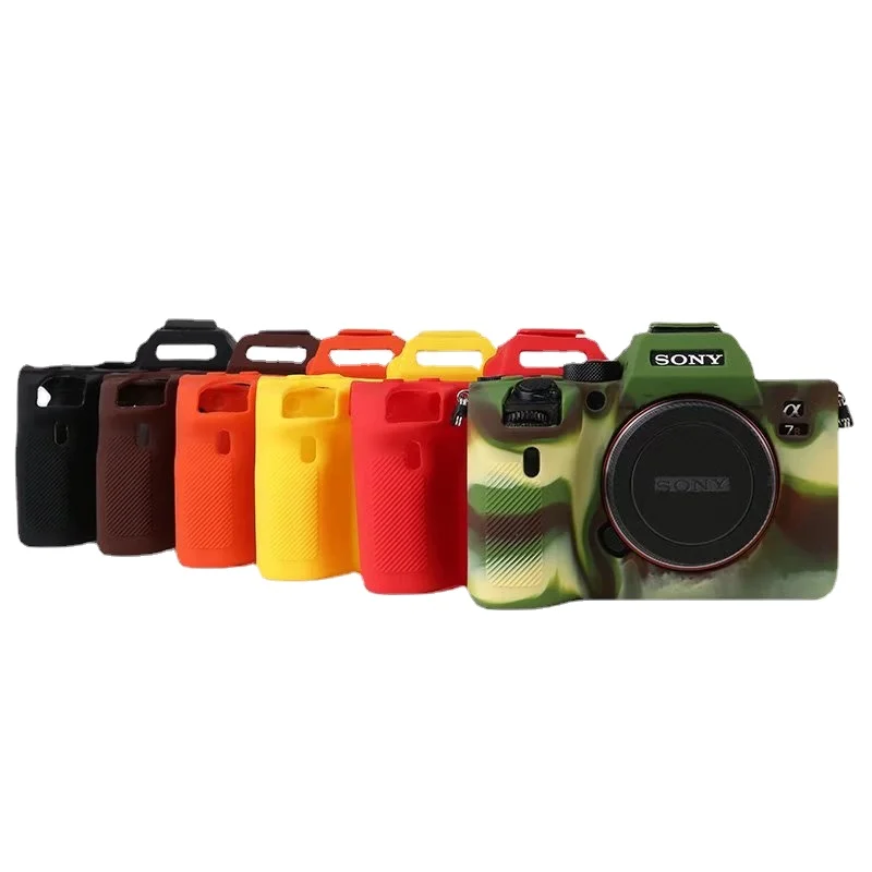 Camera Video Bag Soft Silicone Rubber Protection Case for Sony A7R II A7 II A7R Mark 2 A7M3 A7RM3  ZV1 ZV-1 A7R IV A7RM4