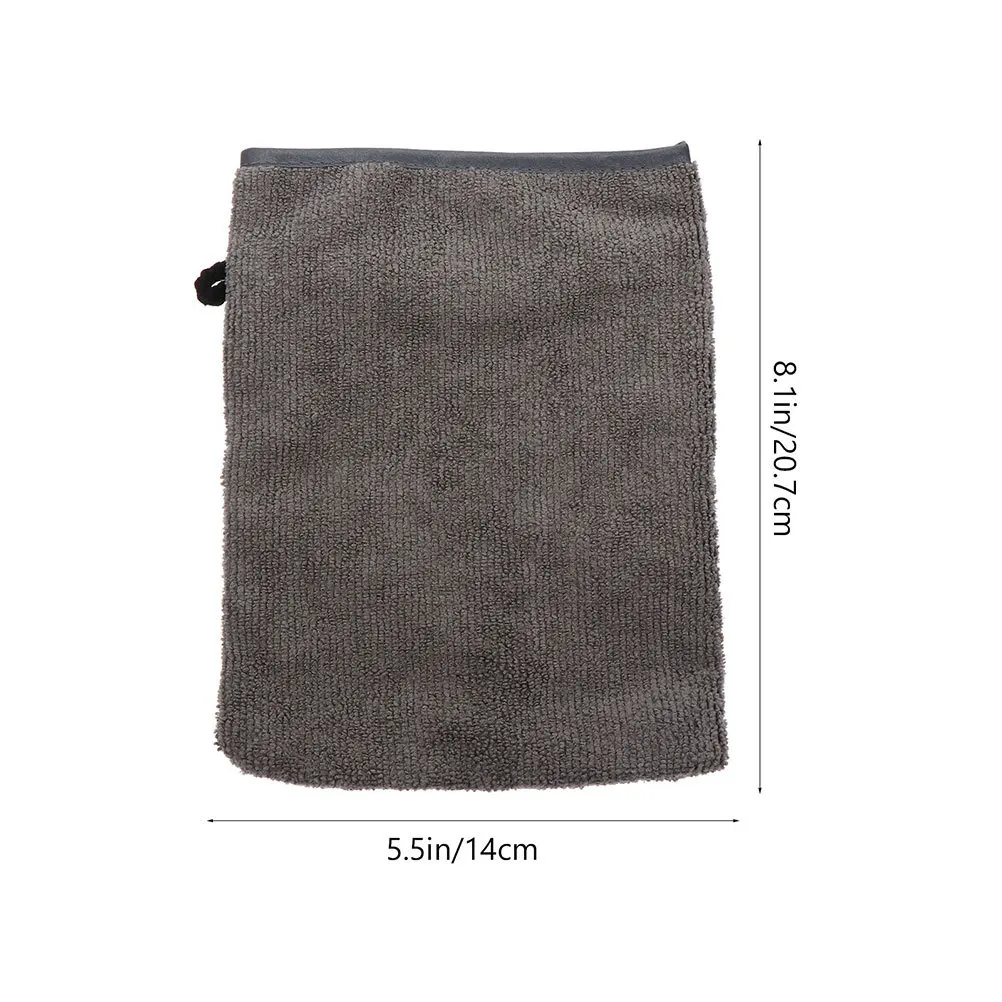 4Pcs Facial Cleaning Gloves Reusable Makeup Remover Mitts Soft Comfortable Household Face Mitts Portable Convenient Makeup