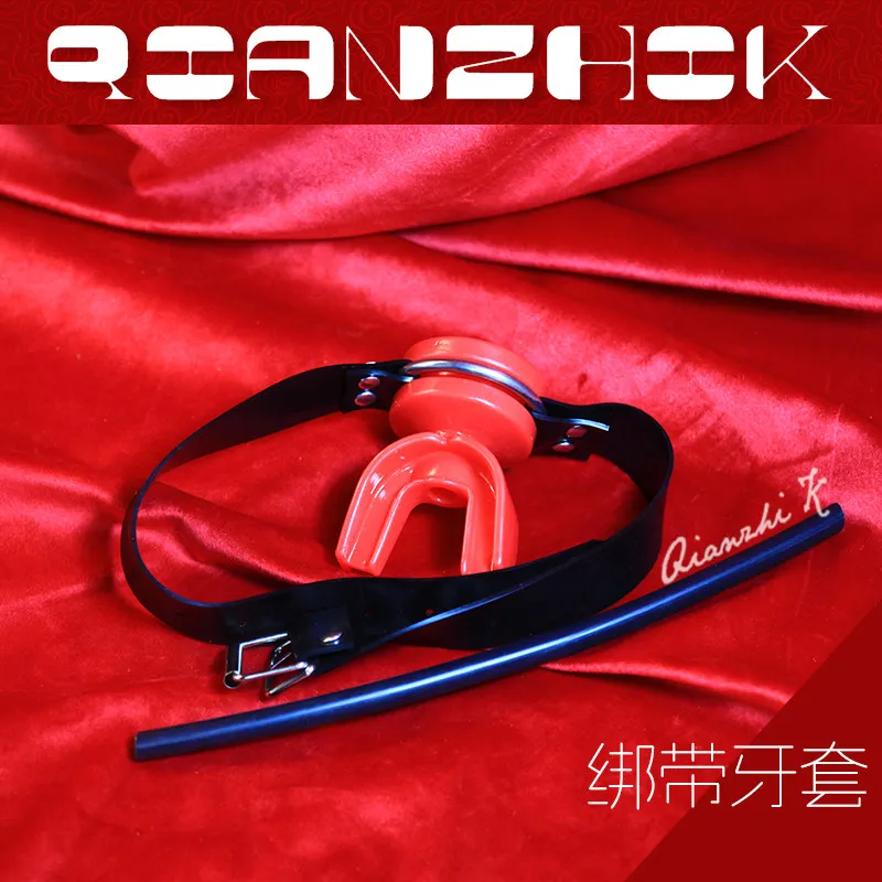 Diving breathing mouth straps latex silicone braces teeth bite