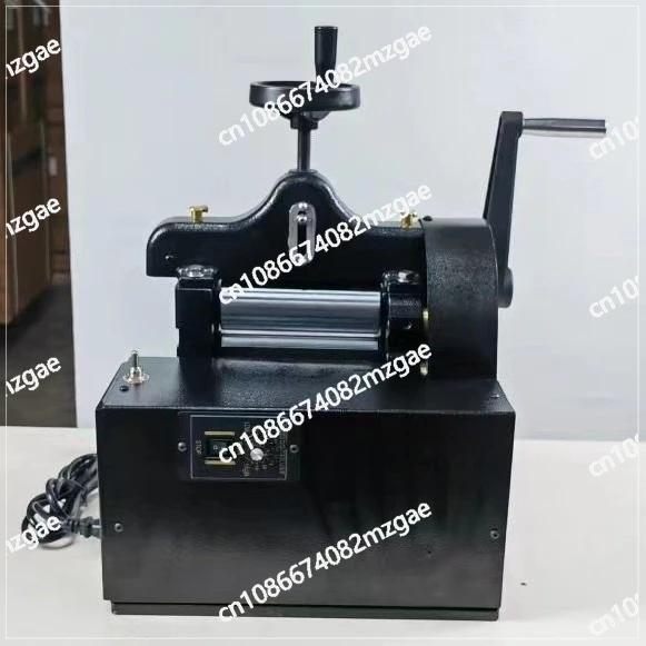 Hand cranked electric leather thinning machine, professional leather thinning specialized peeling machine