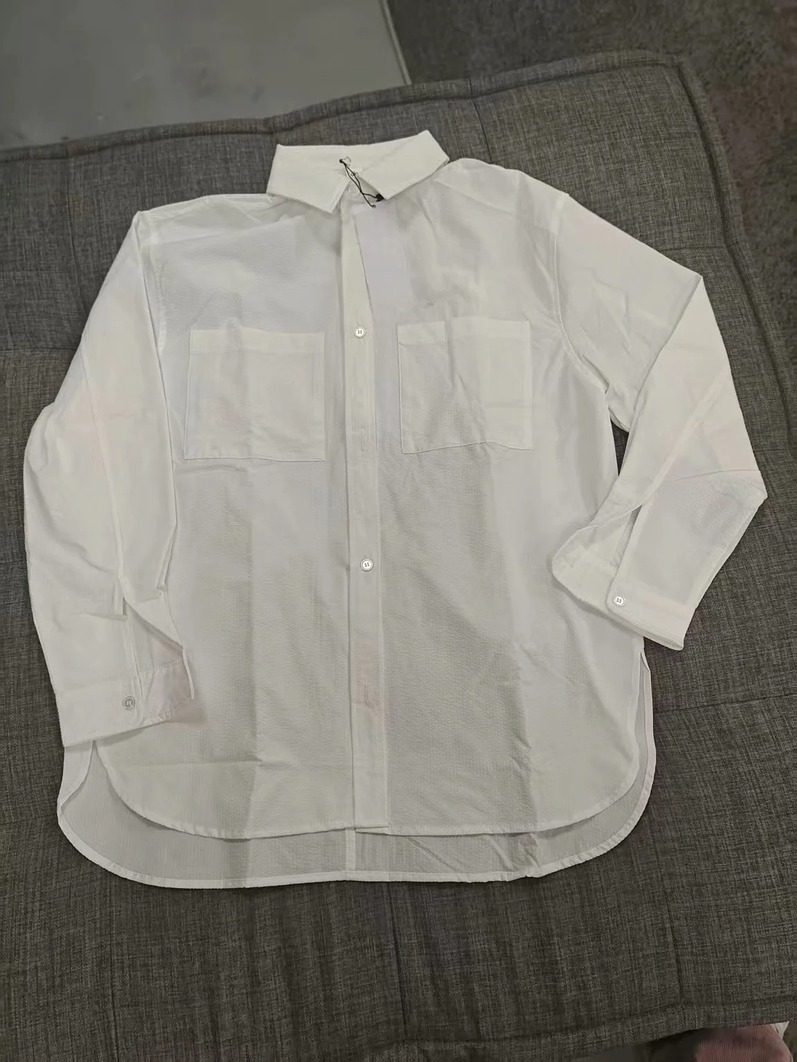 

Легкая солнцезащитная спортивная одежда с эффектом ледяной прохлады, верхняя одежда для йоги, с длинным рукавом, воротником, из хлопка и полиэстера, женская.