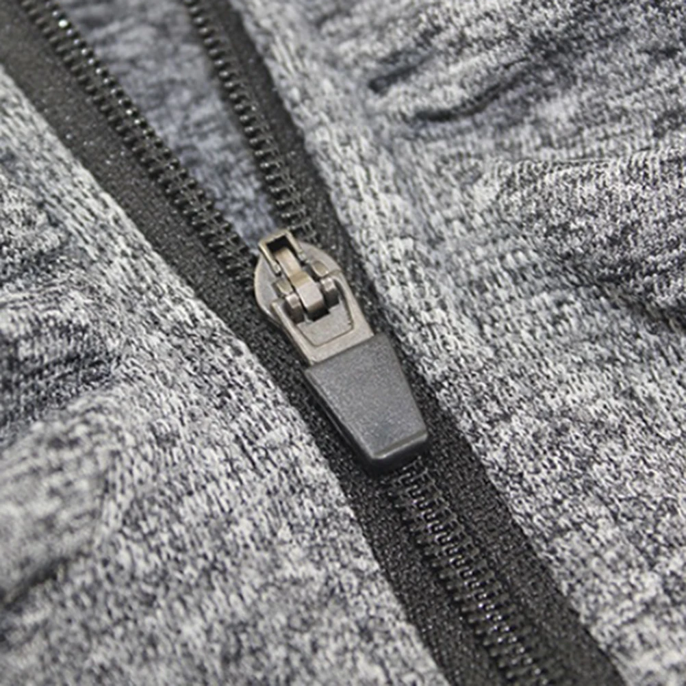 

Women's Xl Gray Front Zipper Wirefree Sports Bra Padded Shockproof Running Gym Fitness Support Bra Push Up Support Bras