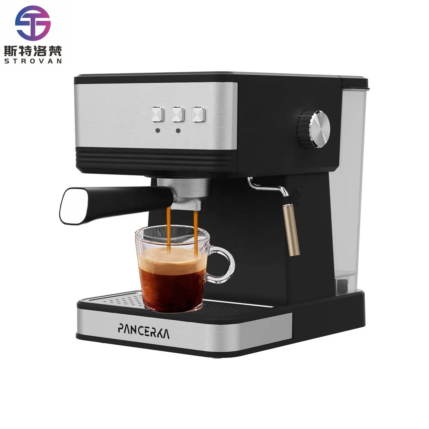 

STLF 2-in-1 Commercial Grade Espresso Machine High Pressure 19 Bar Electric Coffee Maker Milk Froth-New Arrival