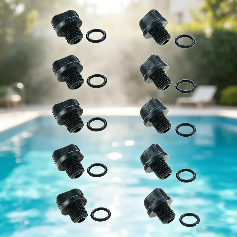 10pcs Replacement R0446000 Drain Plug with O-ring Filter Pump Water Purification System Pool SPA for Zodiac Jandy Nature2 Legacy