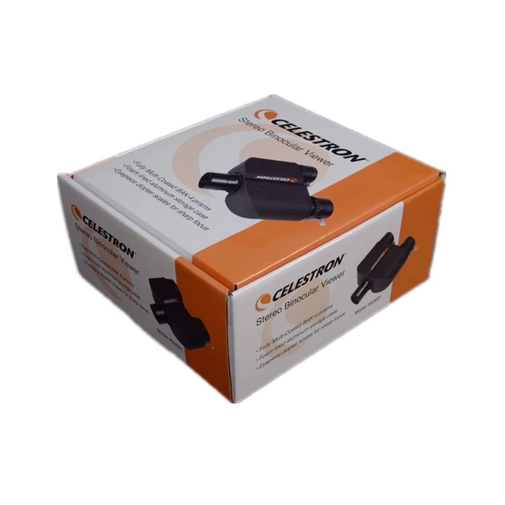 Celestron 1.25 "Bunoviewer BAK-4 Fully Multi-Coated Stereo Binocular Viewer สําหรับการสังเกตดาราศาสตร์