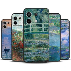 Claude Monet Art Painting Case For Xiaomi Redmi Note 13 Pro Plus Note 12 11 9 10 11S 10S 12S Redmi 13C 10C 12C Cover