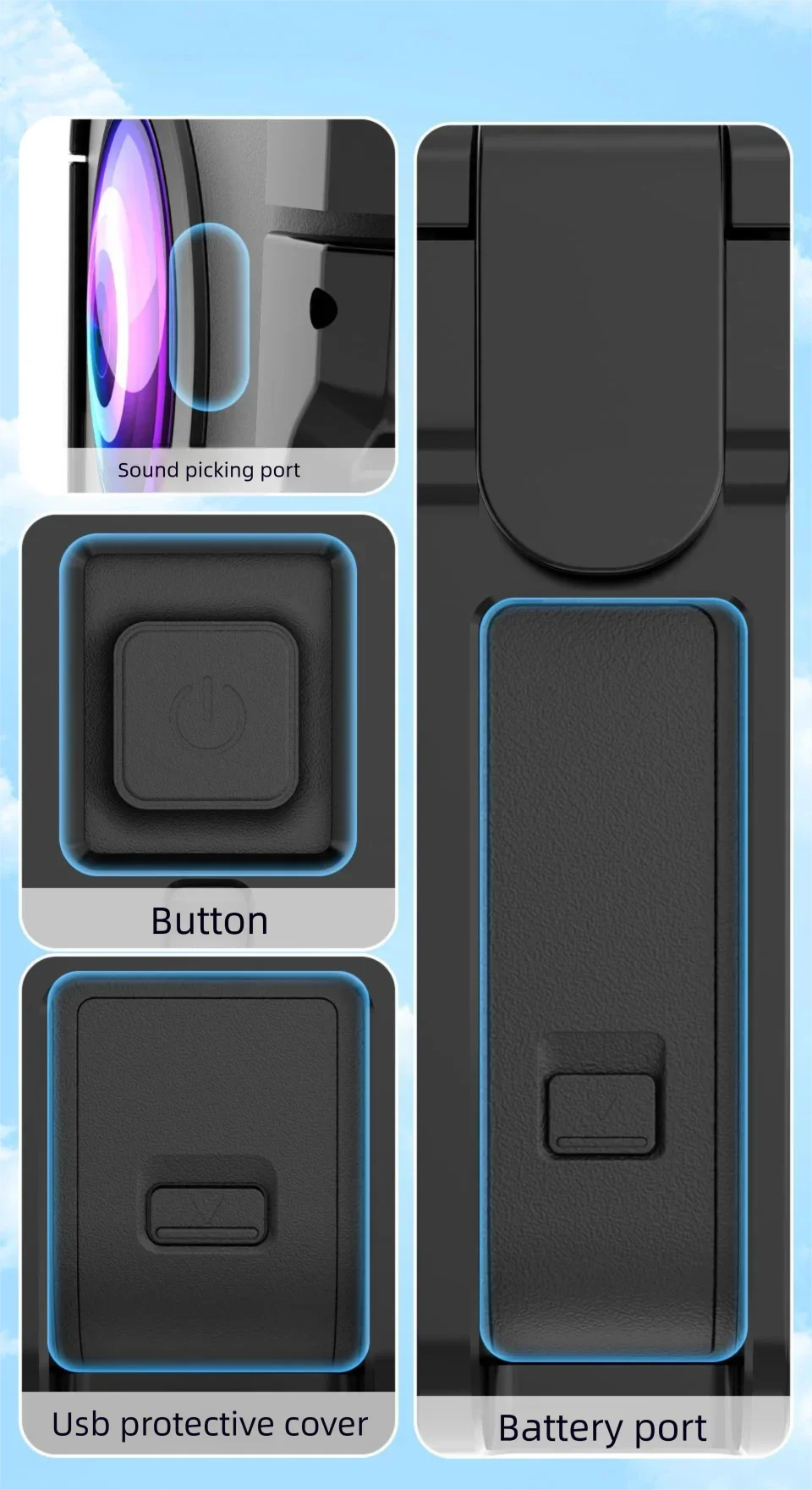 Für DJI OSMO 360 Kamera Zubehör Schutzhülle Rahmen Standard Gehäuse Hard Shell Protector Verbinden Magnet Für Dji OSMO 360 – Detail 13