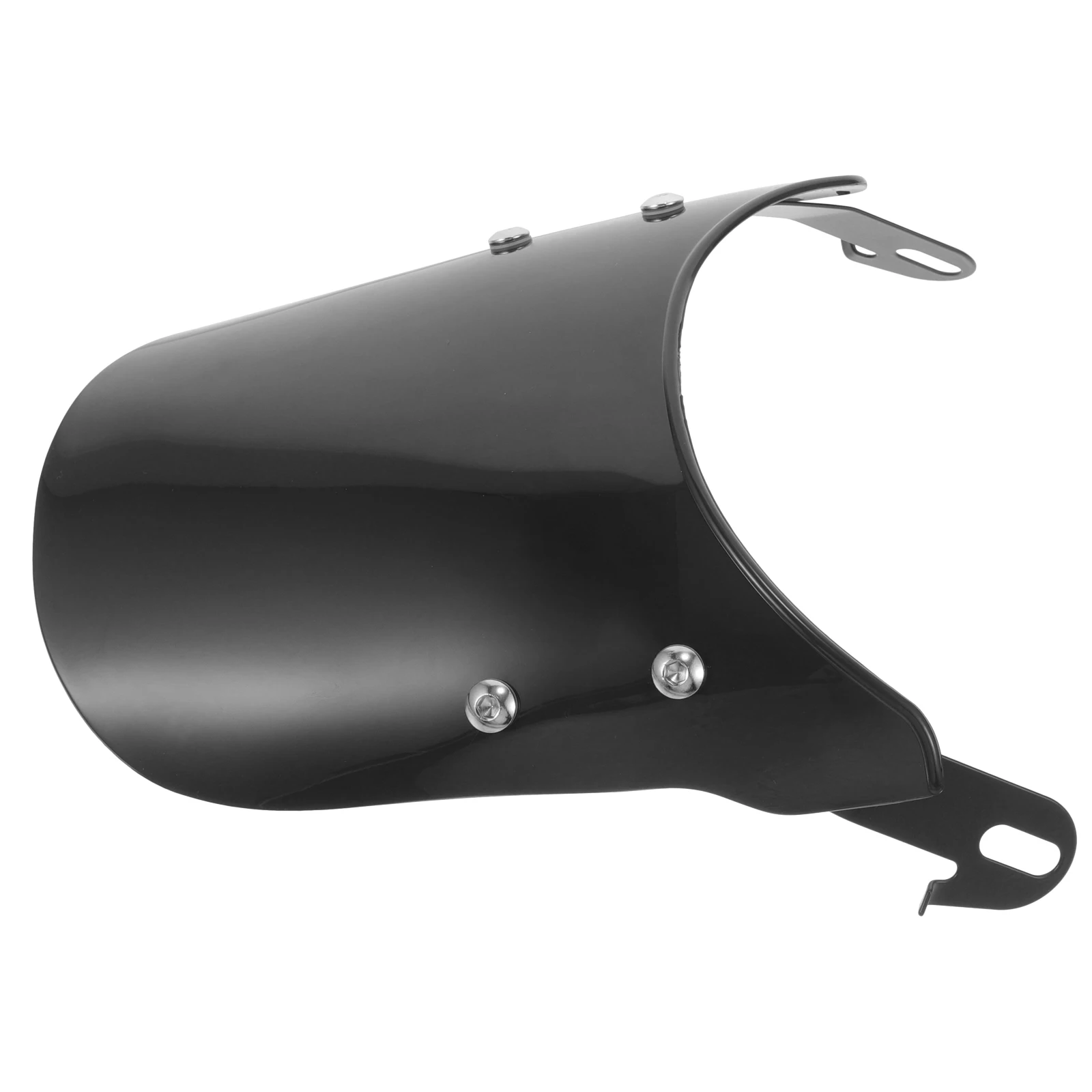 

Retro Motorcycle Windshield Universal Fit Sturdy Debris Protection Comfortable Ride Aesthetic Design Replacement Accessory For