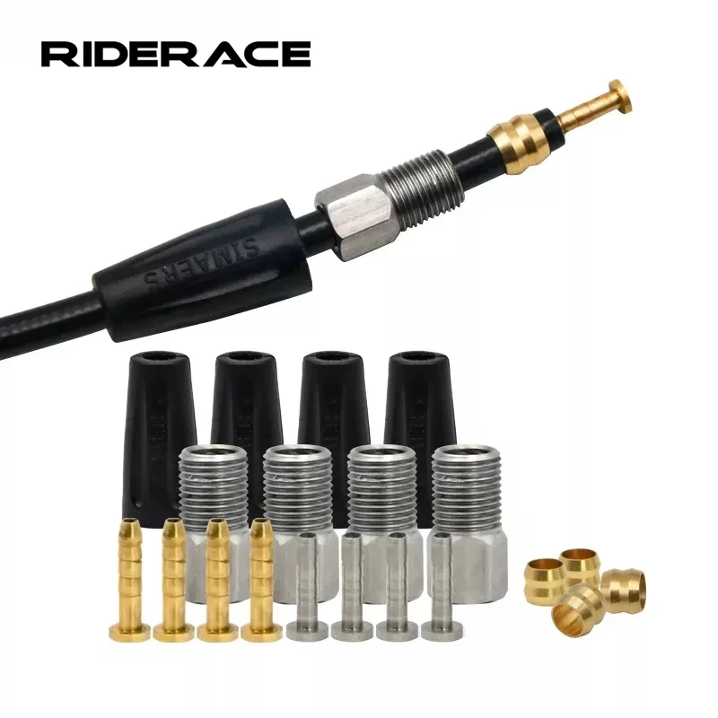 Bicycle Oil Needle Olive Head Suit Bike Tubing Pipe Oil Hydraulic Disc Hose Pressing Ring T Brake For Olive shimano Bh90 /Bh59