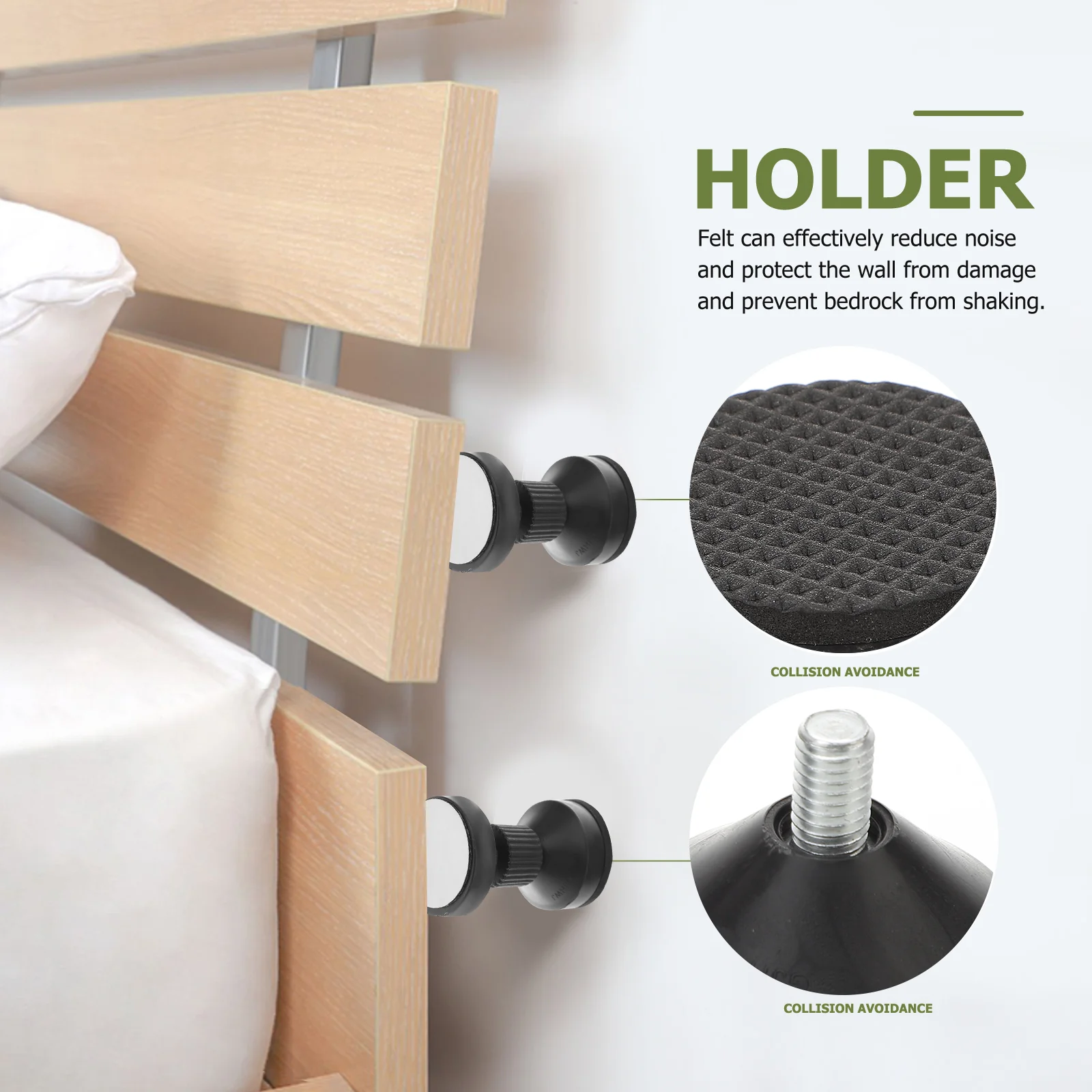 Bedside Frame Adjustable Furniture Fall Preventer Bedframe Anti-shake Tool Wall Stoppers for Sofa