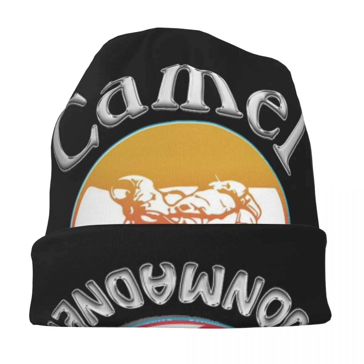 CAMELS BAND Mirage Cigarettes Music Progressive Bonnet Hat Outdoor Skullies Beanies Hat Men Women Knit Hat Summer Dual-use Caps