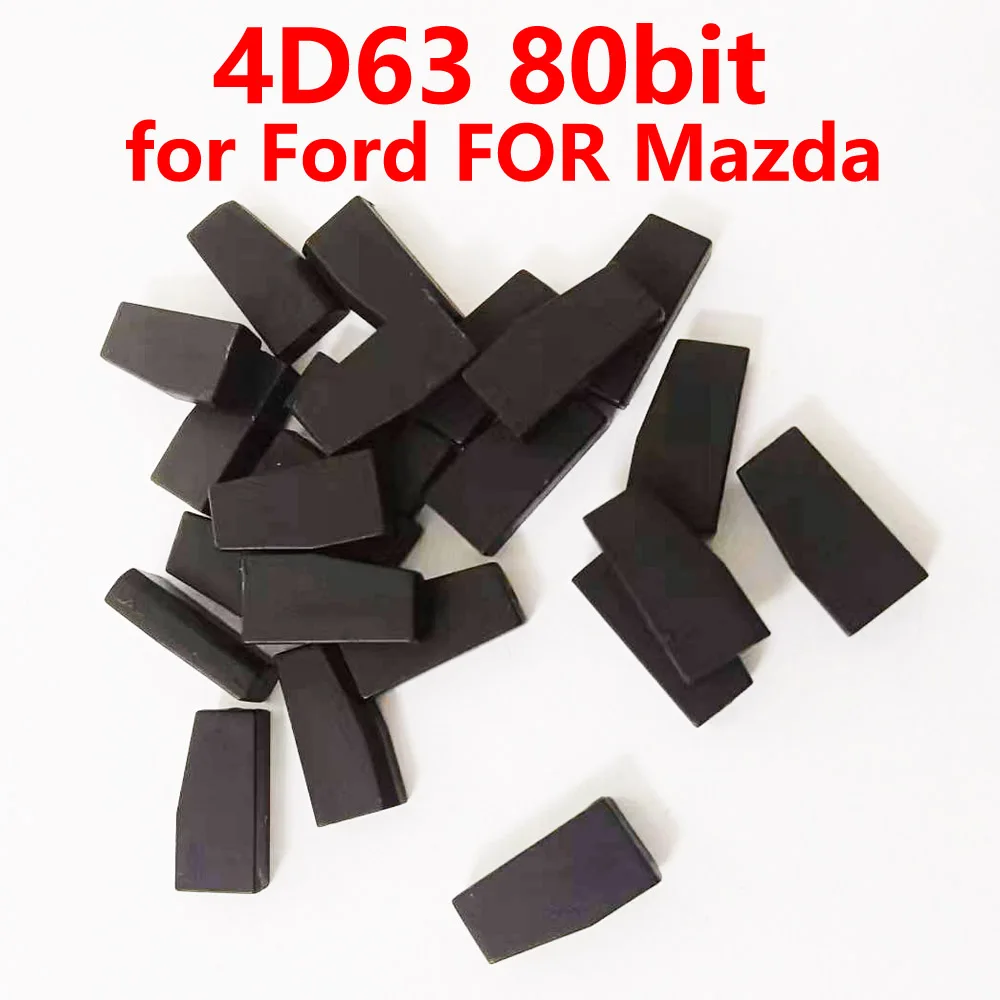 

10pcs/lot Blank Transponder Chip 4D63 40/80bit ID63 ID83 TP33 Car Key Chip for Ford Mazda Lincoln Car Remote Key Accessories