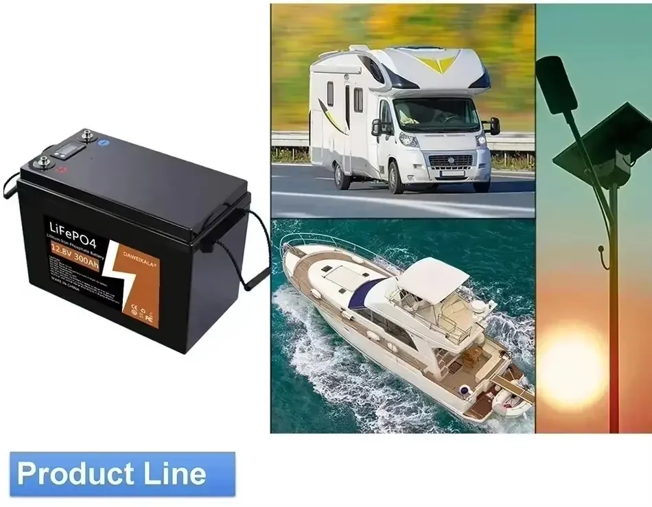 12V 300Ah LiFePO4 Battery BMS Lithium Power Batteries 4000 Cycles For 12.8V RV Campers Golf Cart Off-Road Off-grid Solar Wind