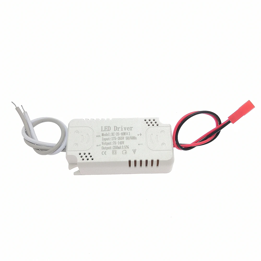 2pcs 250mA LED Driver 8-24W 25-40W 37-50W 50-75W AC175-265V Power Supply Lighting Transformers For Flexible Tape & Chandeliers