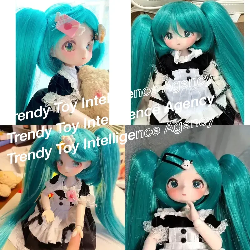 tenue-de-demoiselle-d'honneur-hatsune-miku-1-6-bjd-ensemble-complet-de-deguisement-poupee-de-dessin-anime-a-6-points-mignonne-loli-kawaii-cadeau-d'anniversaire-en-stock