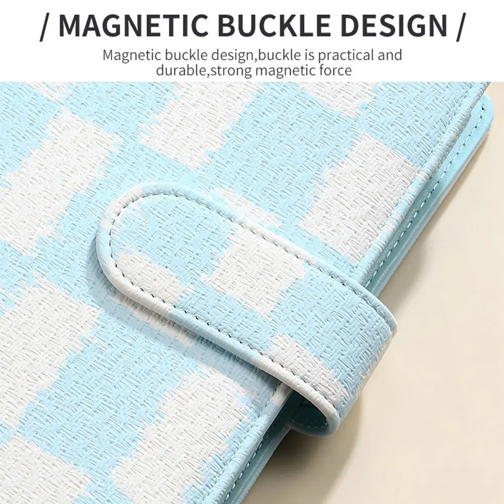 

PU Leather Money Saving Binder Waterproof Loose-Leaf A6 Budget Binder with Cash Envelope Colorful Cash Envelopes