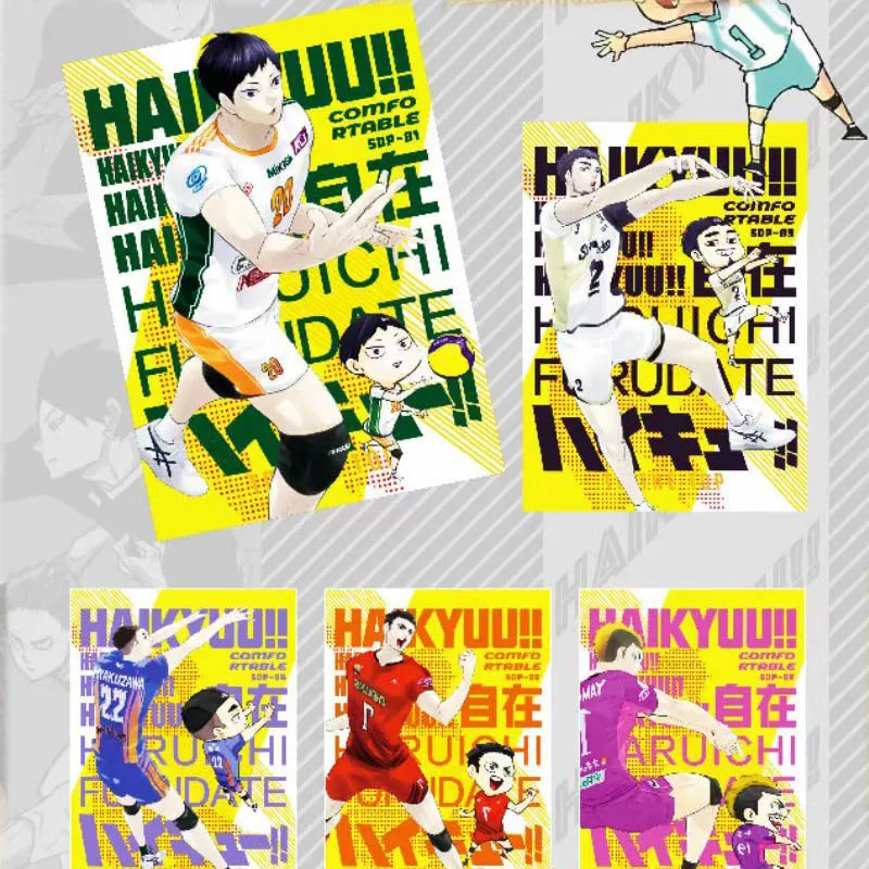 Hurtownia HAIKYUU!!!Karty kolekcjonerskie Booster Box FUYOUYUZHOU The Dumpster Battle Rzadkie karty kolekcjonerskie Anime