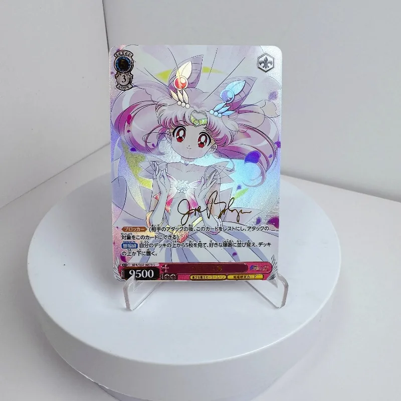 Sailor Moon Tsukino Usagi Kino Makoto Aino Minako Self Made Refraction Flash Card Anime Classics Game Collection Cards Toy Gift