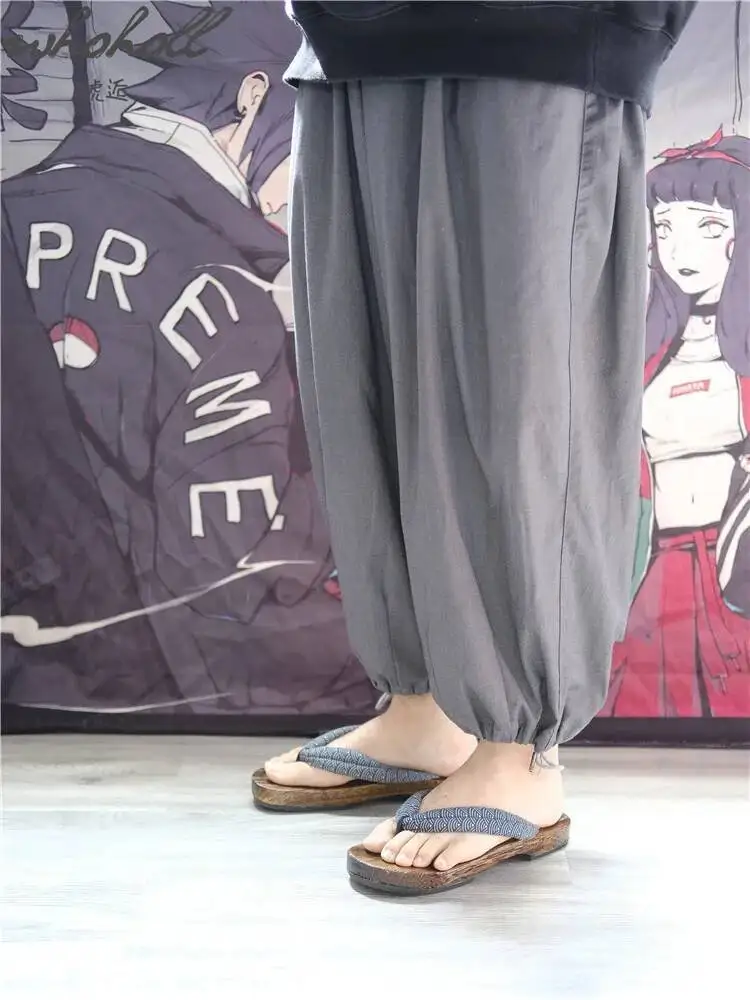 Geta – pantoufles d'été japonaises en bois pour hommes et femmes, tongs plates en bois, pantoufles de maison, sabots, chaussures, Costumes de Cosplay