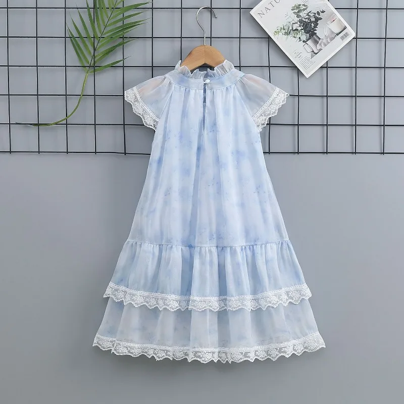 Girls Polka Dot Dresses Summer Fashion Children's Clothing Small Fresh Sleeve Parent-child Princess Dress Kids Dresses for Girls