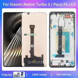 For Xiaomi Redmi Turbo 3 LCD 24069RA21C Display Touch Screen Digitizer Assembly For Xiaomi Poco F6 LCD With Frame 24069PC21G