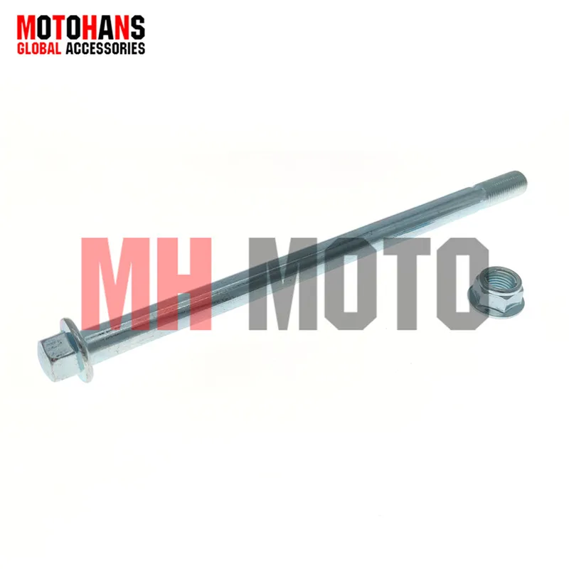 

MOTORCYCLE FRONT WHEEL AXLE WITH NUT M12x200MM MOTORCYCLE ACCESSORIES FOR YAMAHA YBR125