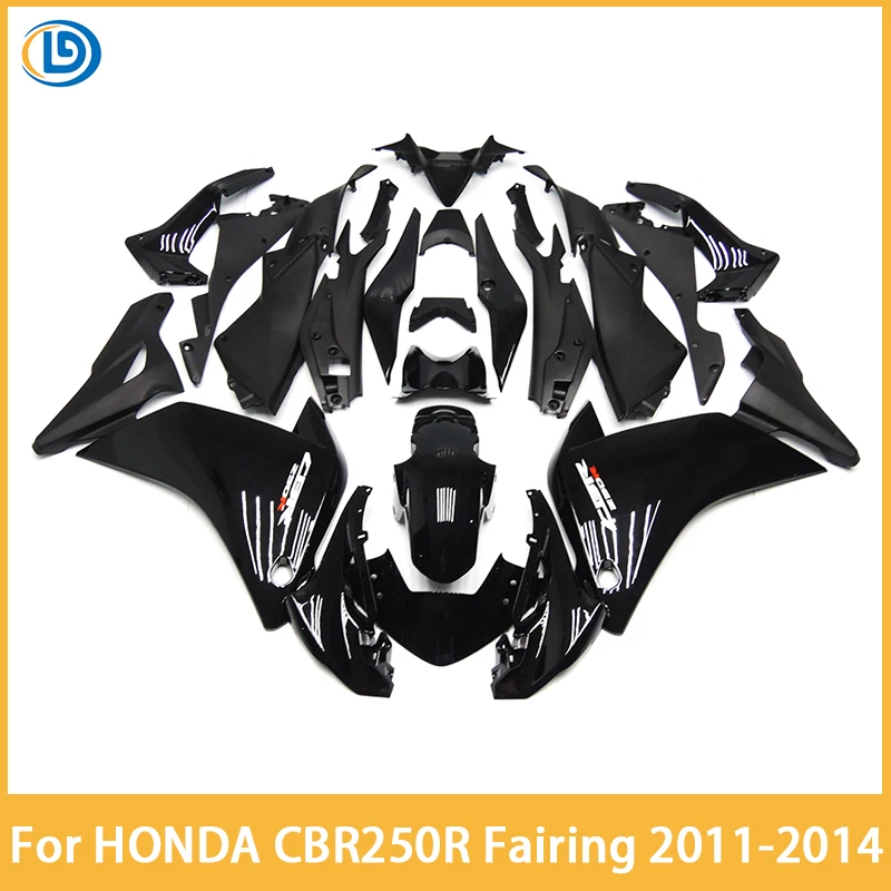 

Для HONDA CBR 250 2011 2012 CBR250R CBR250RR 2011-2014 CBR 250R CBR 250RR черный обтекатель для обтекателя литьевой формы