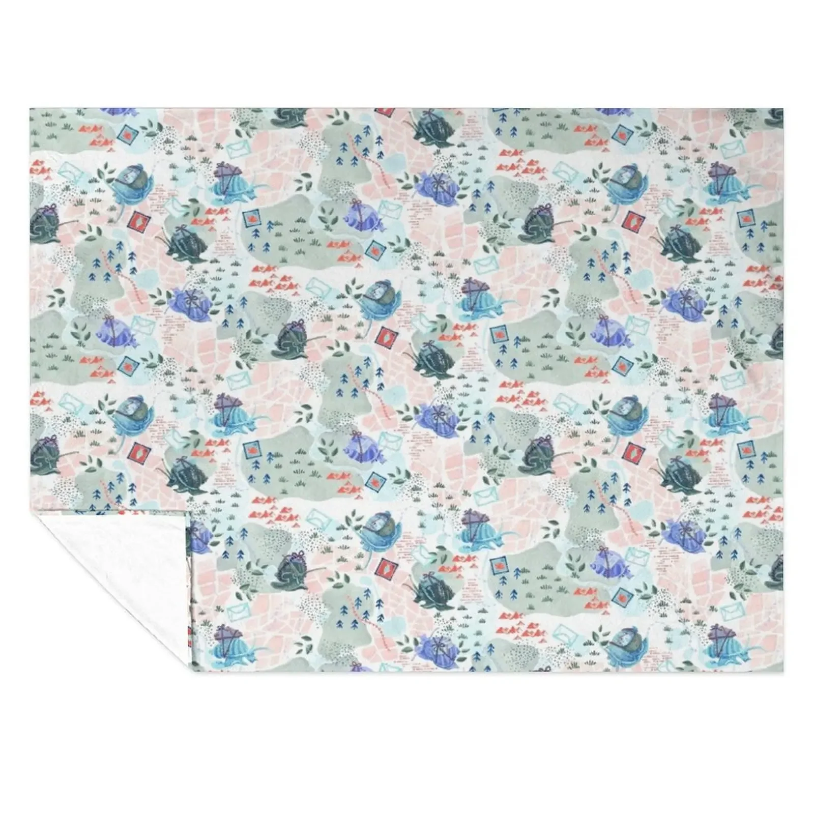 

Snail Mail Throw Blanket blankets ands valentine gift ideas Multi-Purpose cosplay anime Blankets